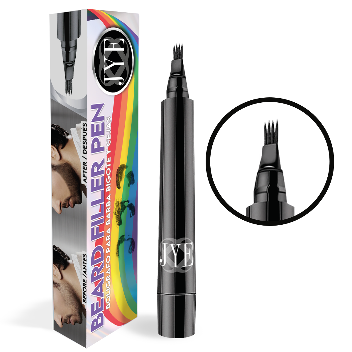 Bolígrafo para Barba, Bigote y Cejas | Edición Pride