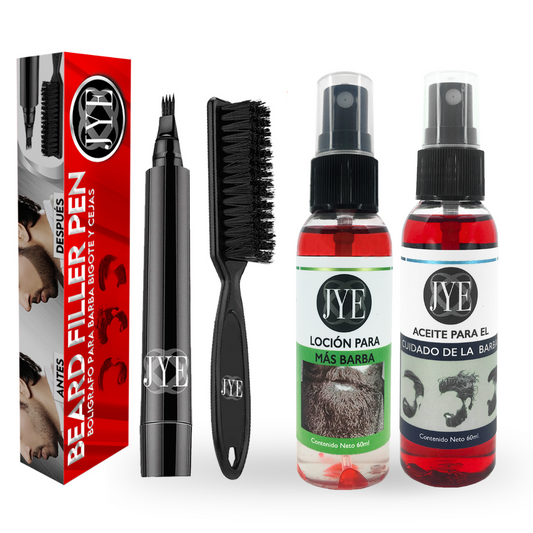 Kit Hombre Alfa - Bolígrafo + Loción Más Barba + Aceite Cuidado de la Barba