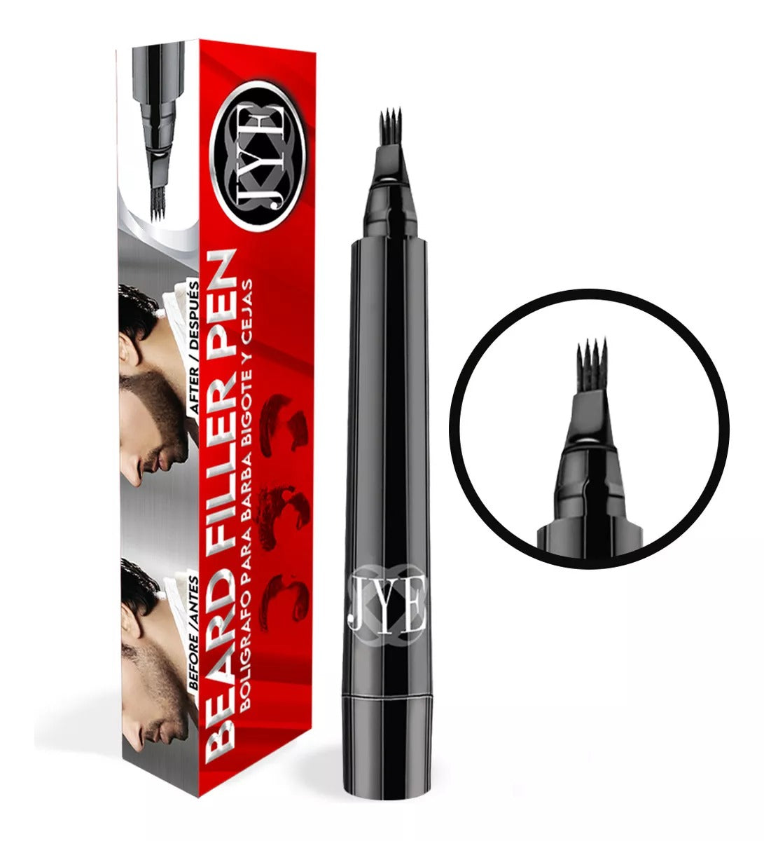 Bolígrafo para Barba, Bigote y Cejas