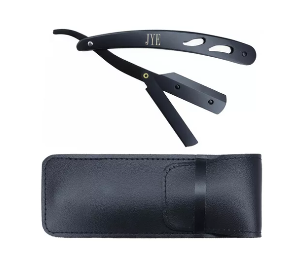 Kit Bolígrafo para Barba + Portanavajas Negra Barba y Cabello JYE