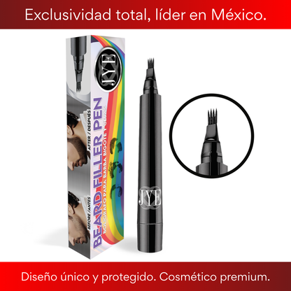 Precisión y Control Diseño Único Bolígrafo para Barba, Bigote y Cejas | Edición Pride
