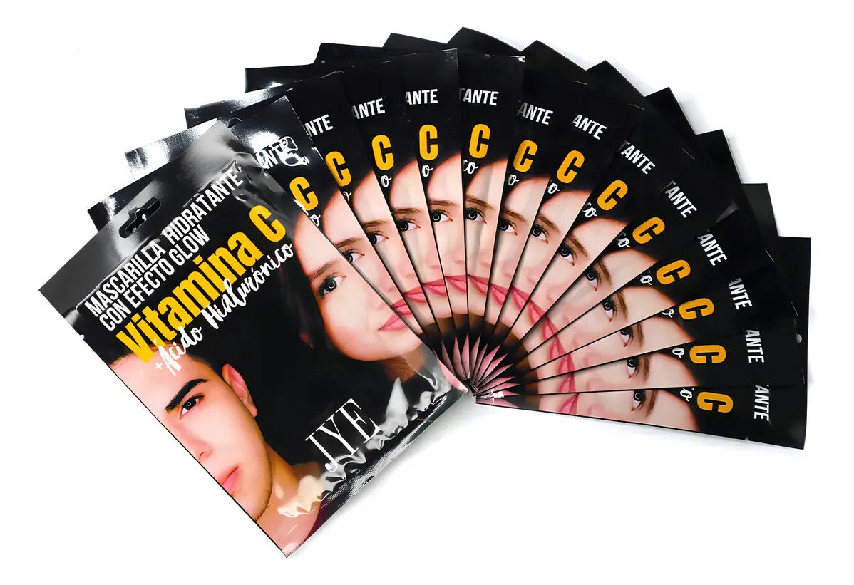 Mascarilla Hidratante con Efecto GLOW. Pack de 70 PZAS