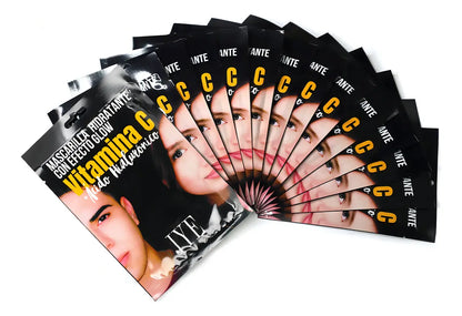 Mascarilla Hidratante con Efecto GLOW. Pack de 70 PZAS
