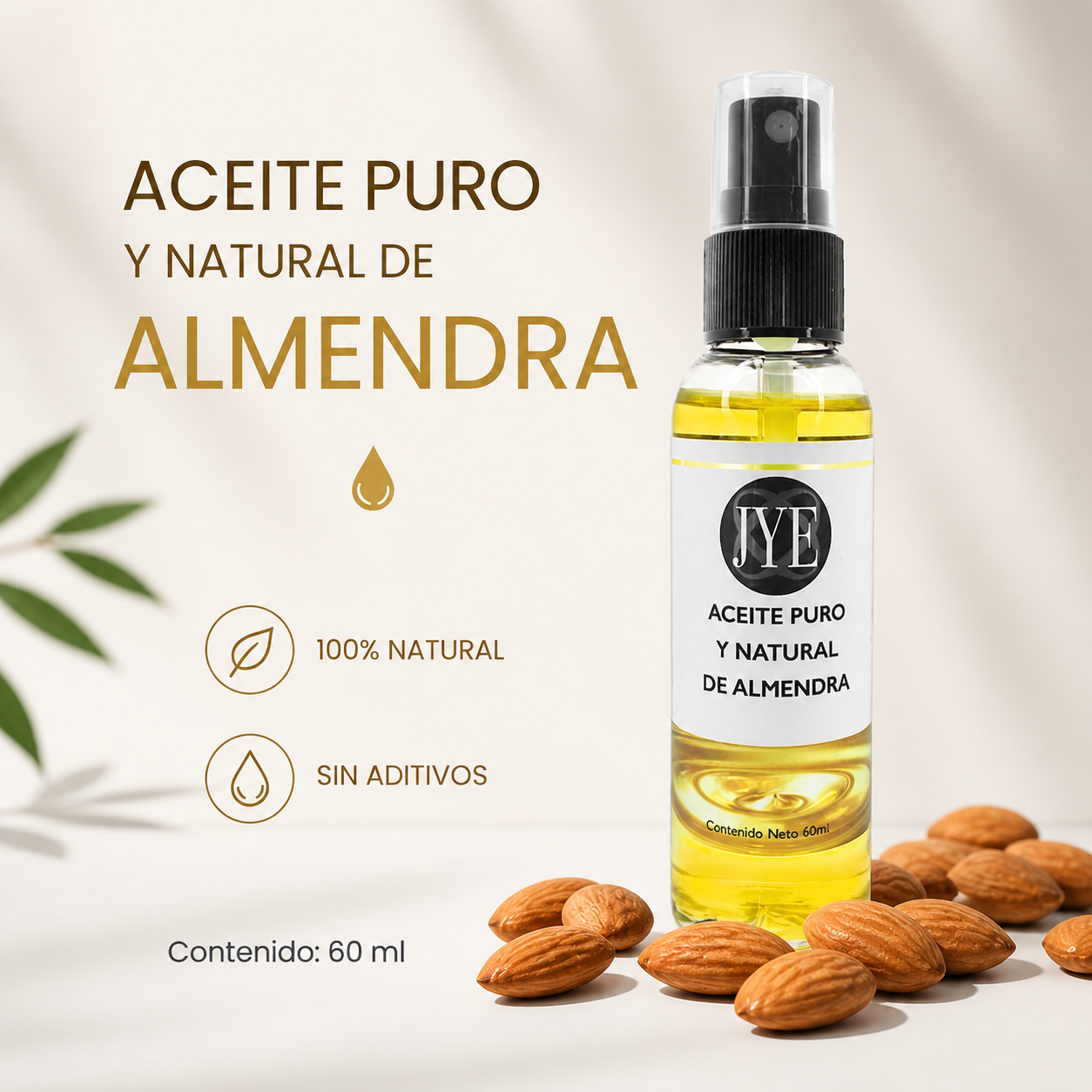 Aceite de Almendra 60 ml