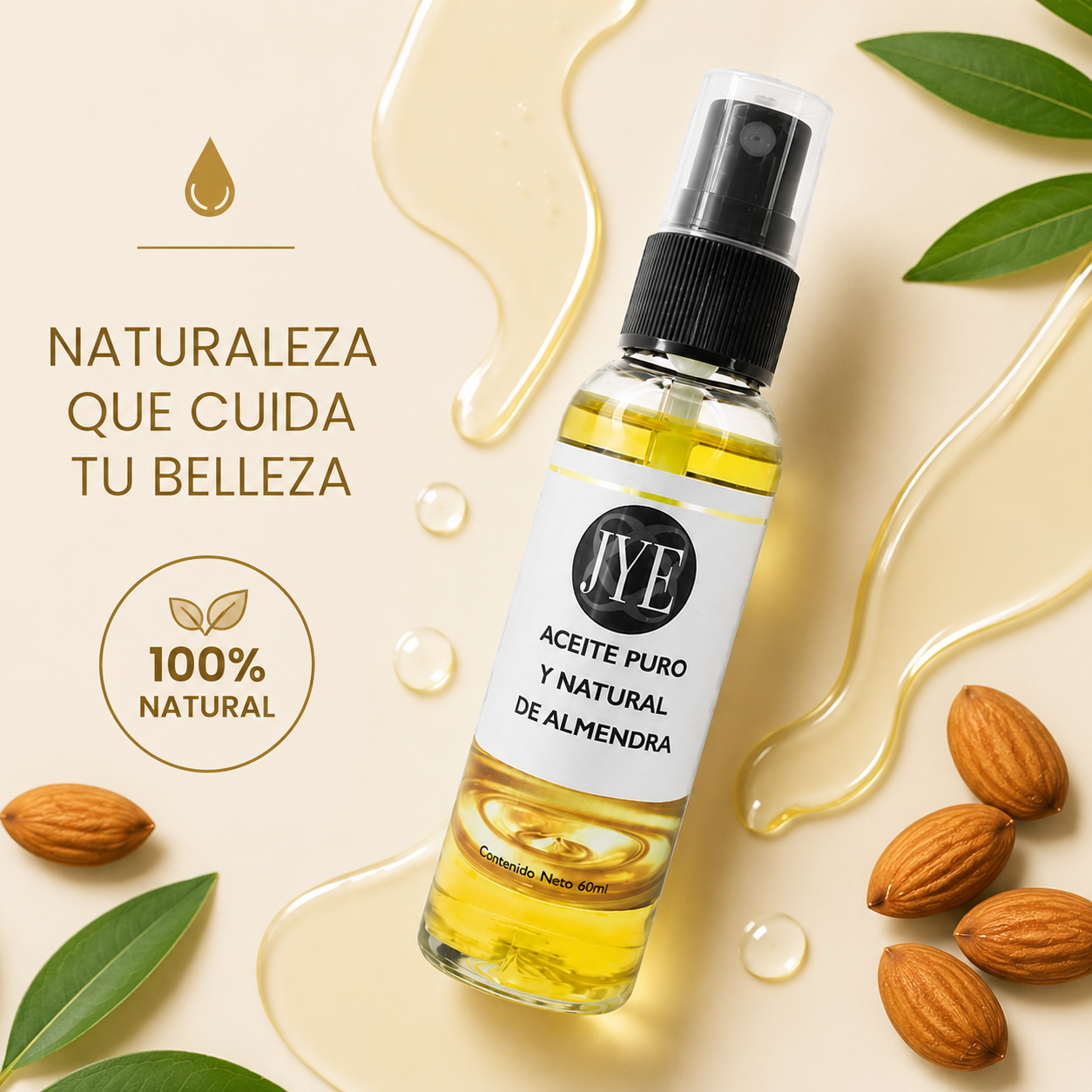 Aceite de Almendra 60 ml