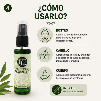 Aceite Puro de Árbol de Té 60 ml