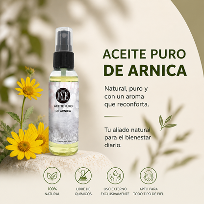 Aceite de Árnica JYE | Masaje Muscular 100% Natural 60ml