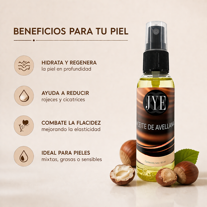 Aceite de Avellana Hidratante 60 ml JYE