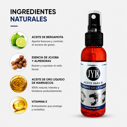 Aceite para el Cuidado de la Barba JYE
