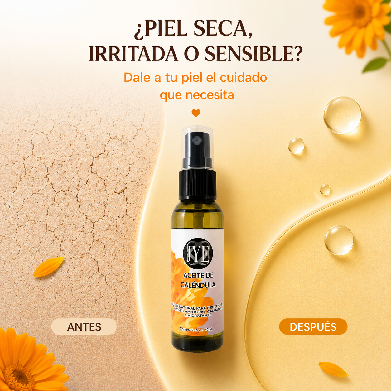Aceite de Caléndula Calmante 60 ml