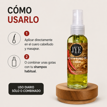 Aceite Puro de Chile Potenciador Extremo De Crecimiento Fórmula De Engrosamiento Y Regeneración