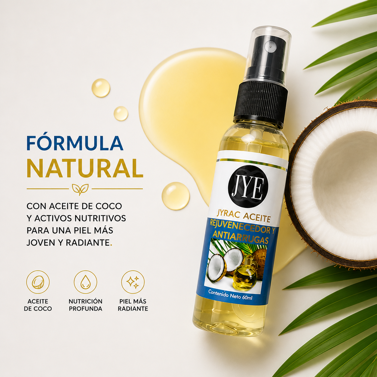 JYRAC: Aceite Rejuvenecedor y Antiarrugas