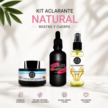 Kit Aclarador Natural 3 Piezas