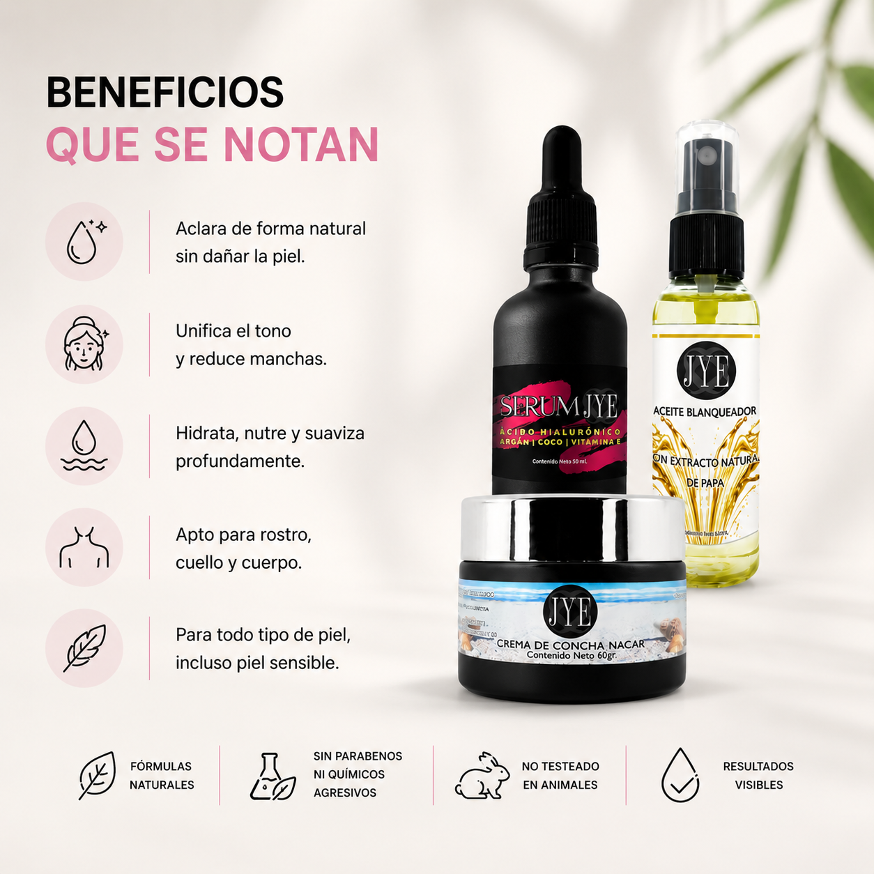 Kit Aclarador Natural 3 Piezas