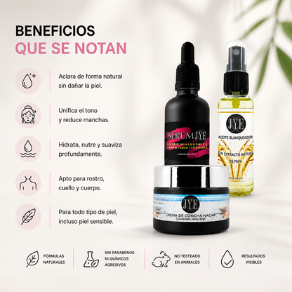 Kit Aclarador Natural 3 Piezas