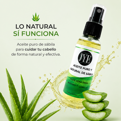 Aceite de Sábila Crecimiento 60 ml JYE