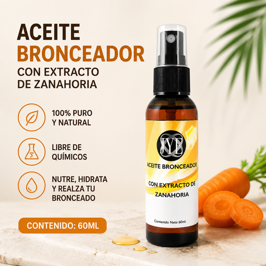 Aceite Bronceador con Extracto de Zanahoria 60 ml