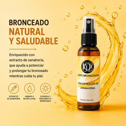Aceite Bronceador con Extracto de Zanahoria 60 ml